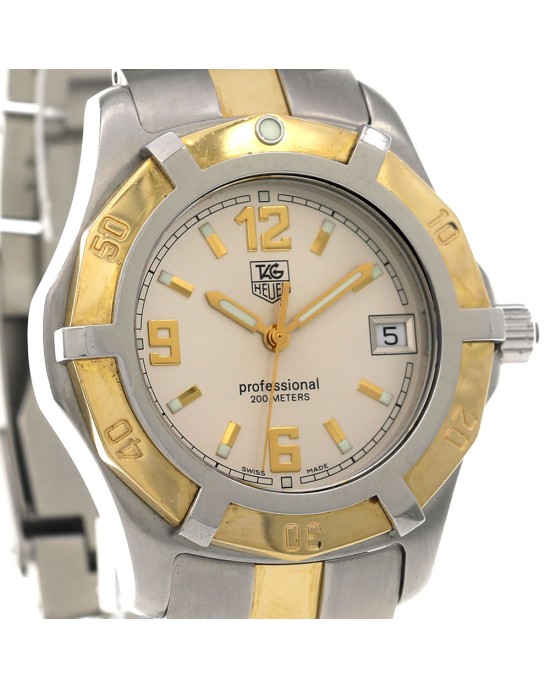 Tag Heuer Stainless Steel & 18K Gold Professional W1153-0